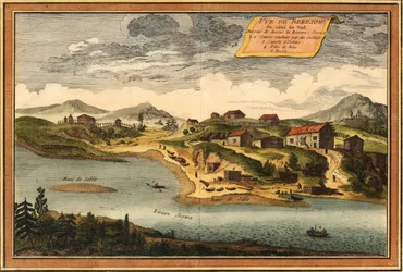 View of Beryozovo from the Sosva River, 1760