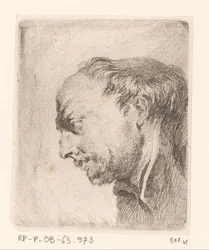 Head of a Balding Man