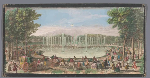 View of the Basin of Neptune in the Garden of Versailles