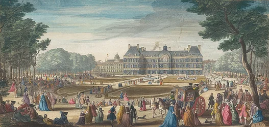 Palais du Luxembourg in Paris, Seen from the Garden
