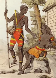 Man and Woman from the Palau Islands