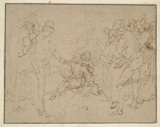 Job on a Dunghill, Tried by his Friends