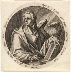 Saint John, plate four from The Four Evangelists