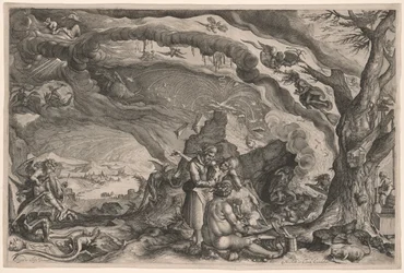 Witches Preparing for Sabbath