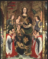 Madonna and Child, Central Panel of the Paeria Altarpiece Dedicated to St. Michael