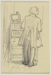 Back Figure of a Man in a Tailcoat