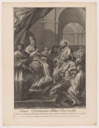 Saint Bernard of Clairvaux Before Pope Innocent II