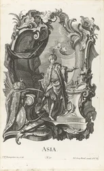 Rocaille with the Personification of the Continent Asia