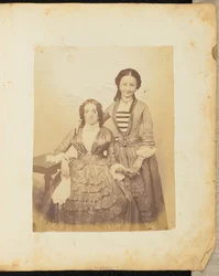 Portrait of Two Women Holding Hands