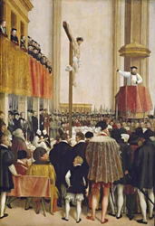 The Sermon of the Papal Legate Cornelio Musso in the Augustinian Church of Vienna