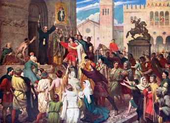 Peter the Hermit preaching the first crusade