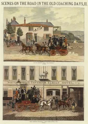 Scenes on the Road in the Old Coaching Days, II