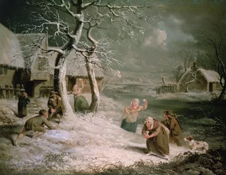 Peasants Snowballing