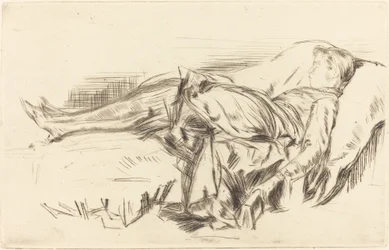 A Child on a Couch, No.2, c. 1873-1875