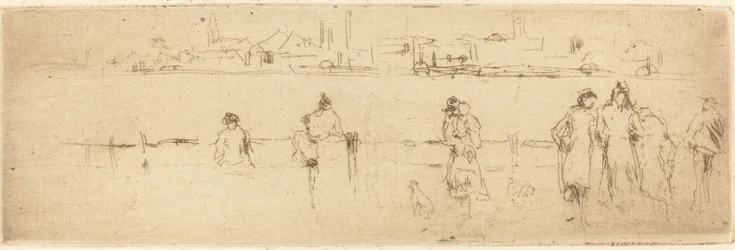 A Sketch on the Embankment