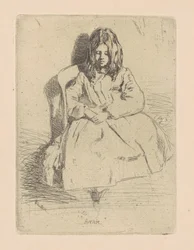 Annie, Seated, 1858-1859