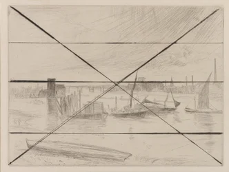 Battersea Dawn Cadogan Pier, 1861