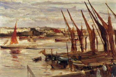 Battersea Reach, c.1863