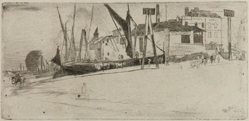 Chelsea Wharf, 1863