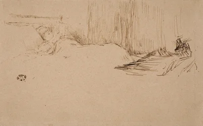 Girl Reading in Bed