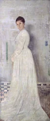 Harmony in White and Blue, c.1860