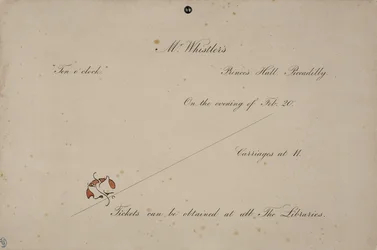 Invitation to Mr. Whistler