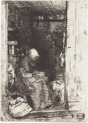 The Old Woman with Rags, 1858