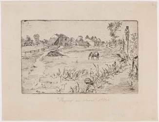 Landscape with Horses, 1859