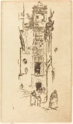 Town Hall, Loches, 1888
