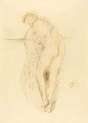 Nude Model, Back View, 1891