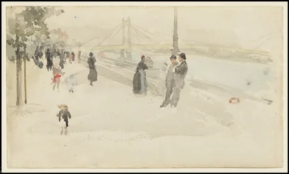 Pink and Silver - Chelsea, the Embankment