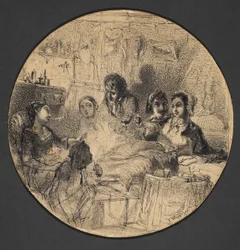 Scene from Bohemian Life