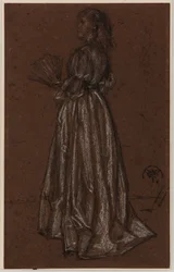 Standing Figure with Fan, c.1873/1876