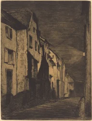 Street at Saverne, 1858