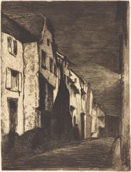 Street at Saverne, 1858