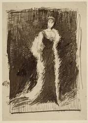 Study for Arrangement in Black: Lady Meux
