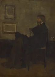 Study for Arrangement in Grey and Black, No. 2: Thomas Carlyle, 1872-73