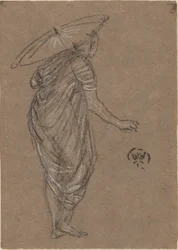 Woman with Parasol, 1870-1873