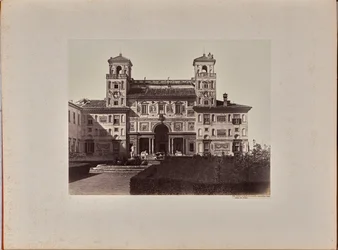 Villa Medici; the facade towards the garden, now the French Academy