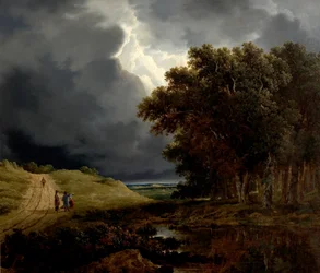 The Edge of a Forest, Storm Coming On, 1826