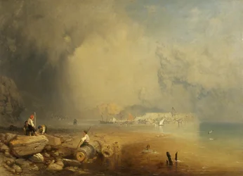 Mediterranean Coastal Scene