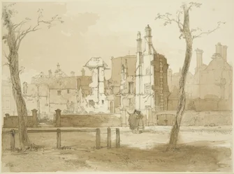West side of Queen Square, after the Riots