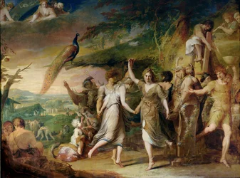A Grecian Harvest Home, or Thanksgiving to the Rural Deities, Ceres, Bacchus Sylvanus and Pan, second in the series The Progress of Human Culture and Knowledge