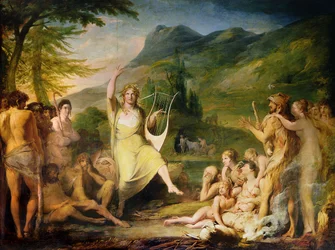 Orpheus, first in series of The Progress of Human Culture and Knowledge