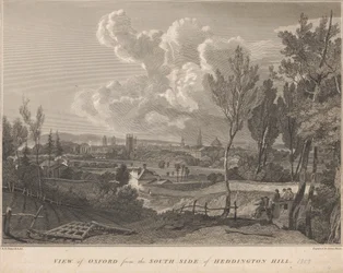 View of Oxford from the South Side of Heddington Hill