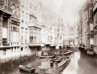 Boats on the Canal, Amsterdam