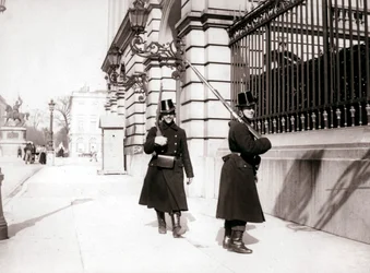 Guards Patrolling, Brussels
