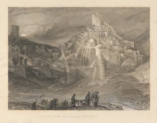 Santa Sabas and the Brook Kidron