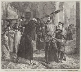 Time of the Persecution of the Christian Reformers in Paris, in 1559