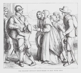 The Pilgrims Entreat Great-Heart to stay with them
